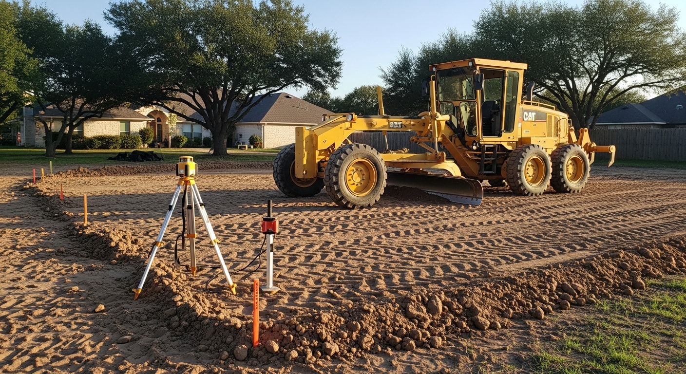 Professional grading and site preparation work